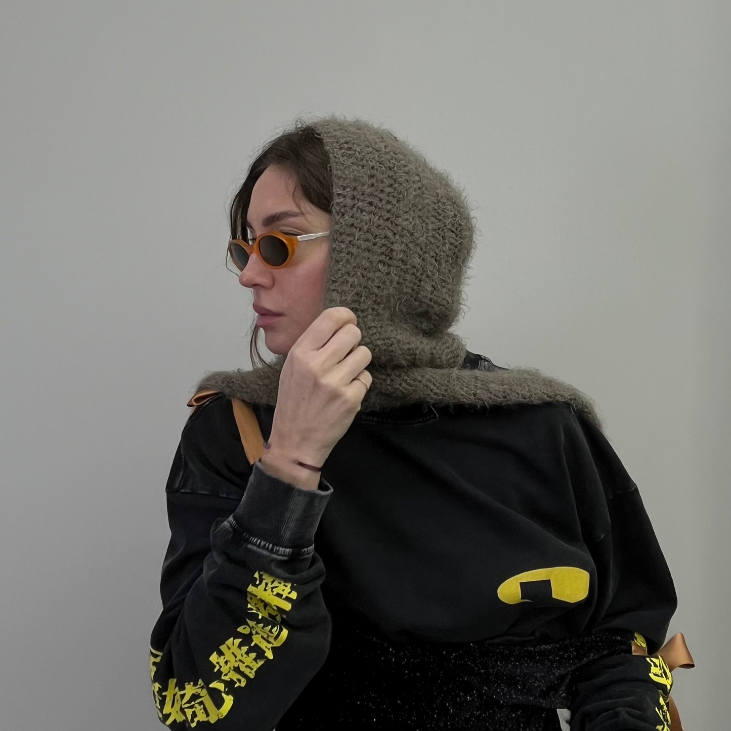 COCOON hooded scarf