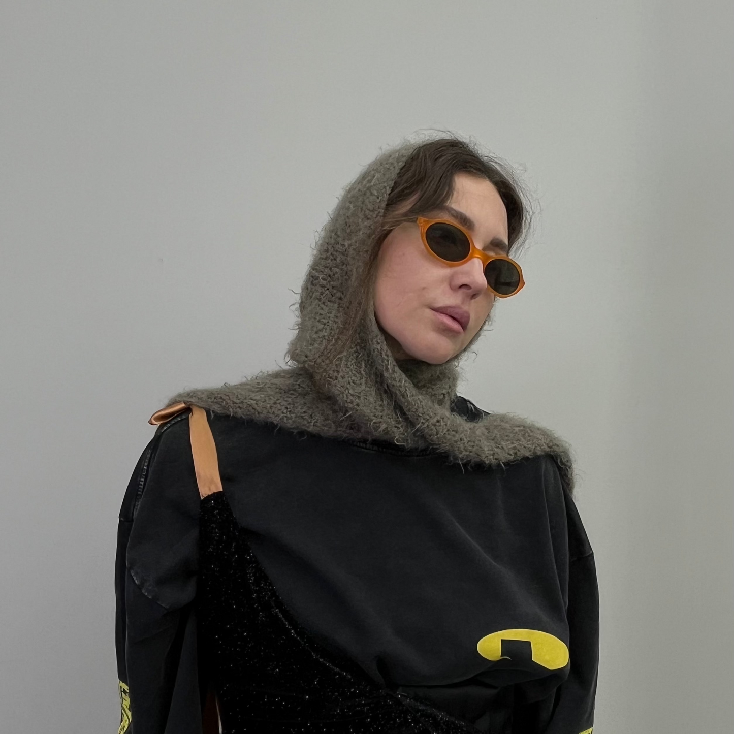 COCOON hooded scarf
