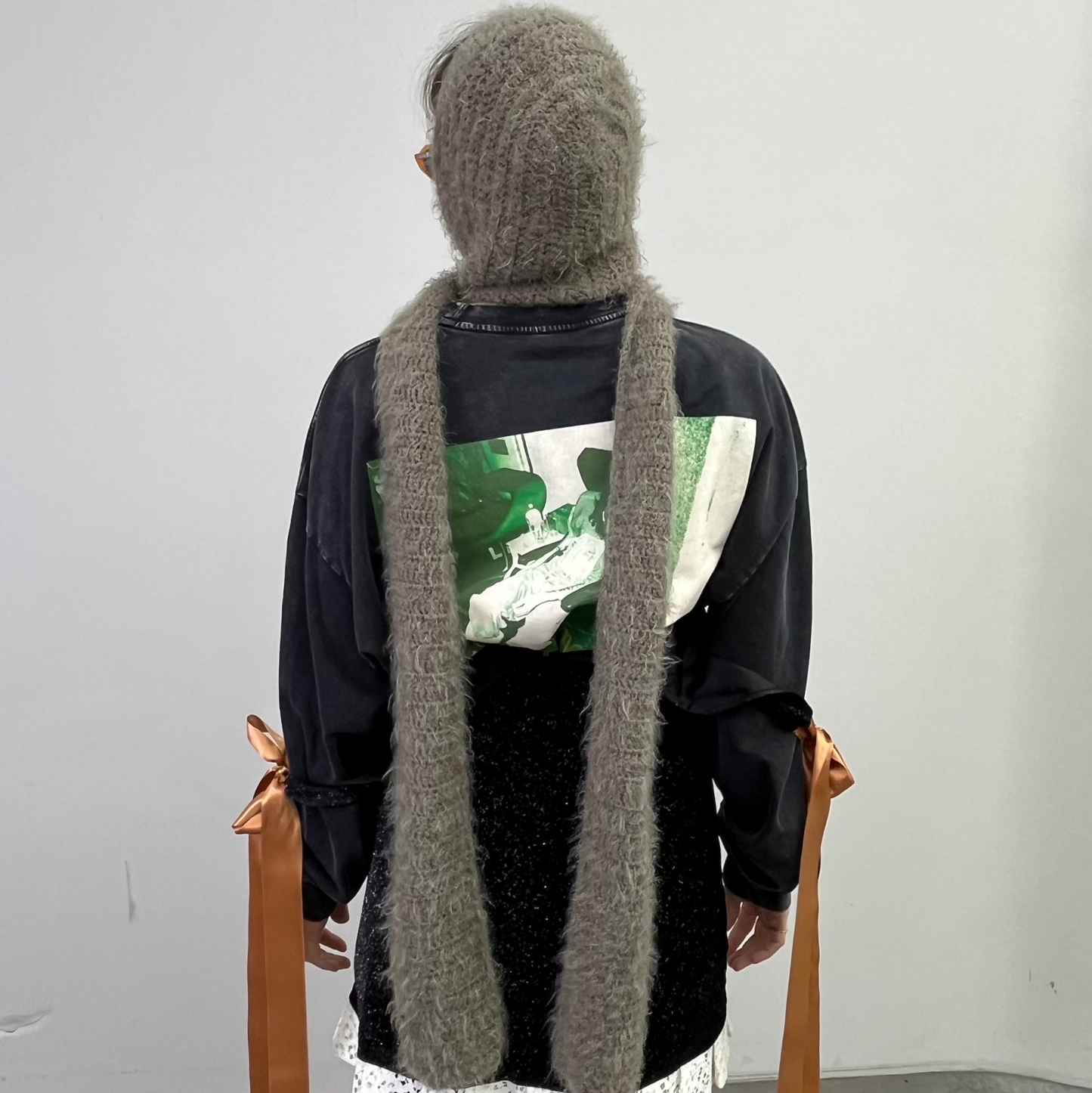 COCOON hooded scarf